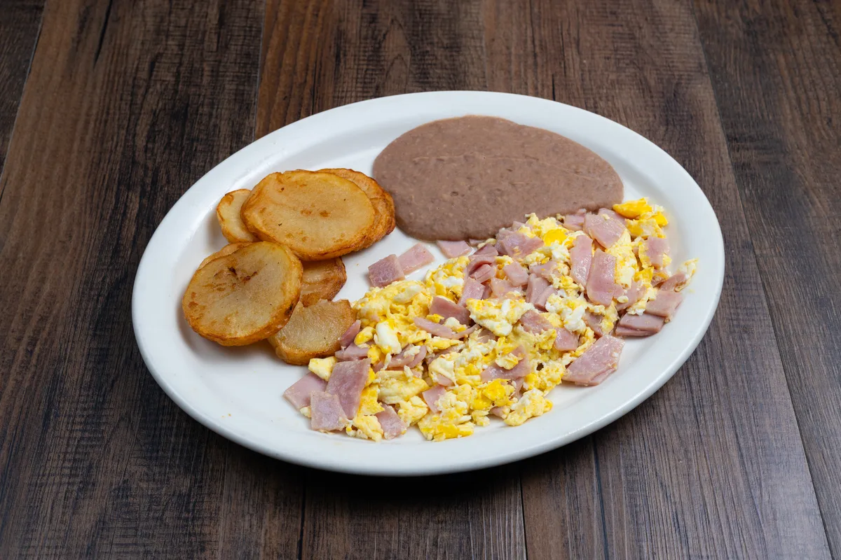 Ham & Egg Plate